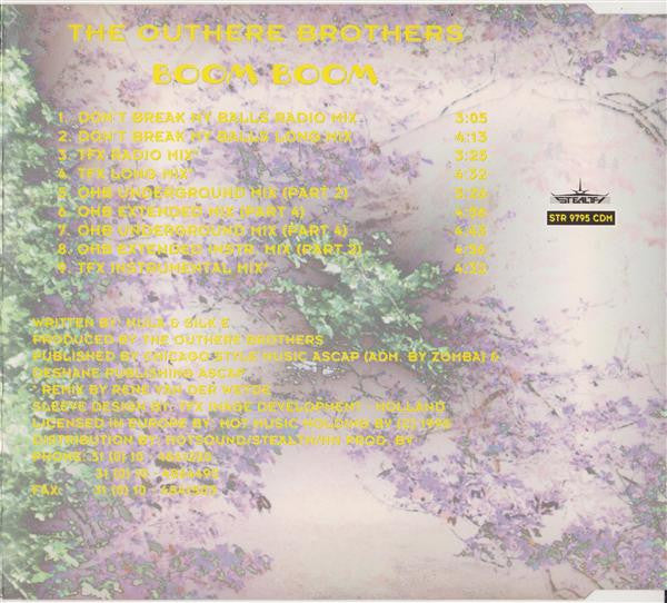 The Outhere Brothers : Boom Boom (CD, Maxi)