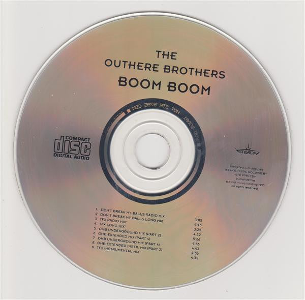 The Outhere Brothers : Boom Boom (CD, Maxi)