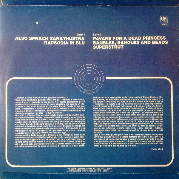 Deodato* : Il Meglio Di Deodato (LP, Comp)