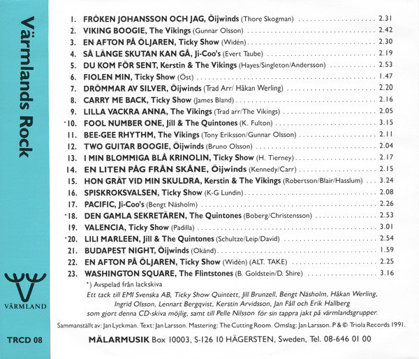 Various : Värmlandsrock (CD, Comp)