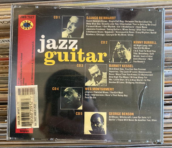 George Benson, Barney Kessel, Kenny Burrell, Django Reinhardt, Wes Montgomery : Jazz Guitar (5xCD, Comp)