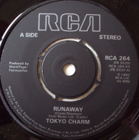 Tokyo Charm : Runaway (7", Single, Kno)
