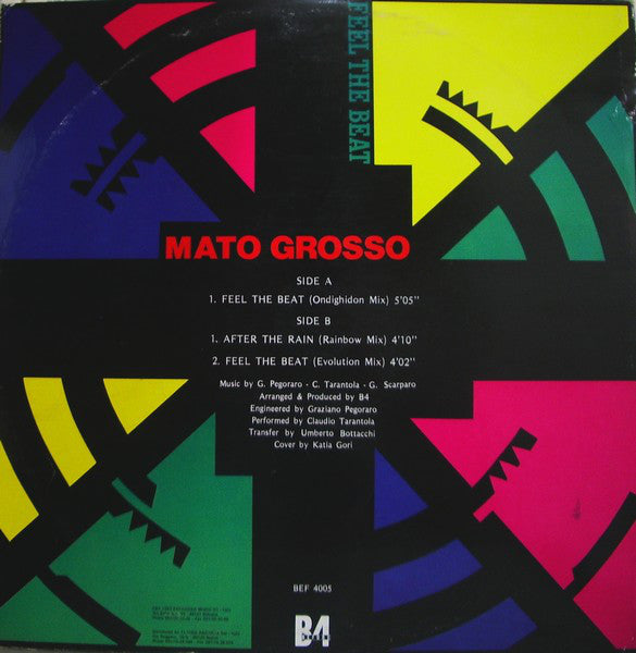 Mato Grosso : Feel The Beat (12")