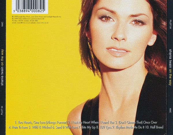 Shania Twain : On The Way (The Limelight Recordings Produced By The Legendary Paul Sabu - 1989) (CD, Album)