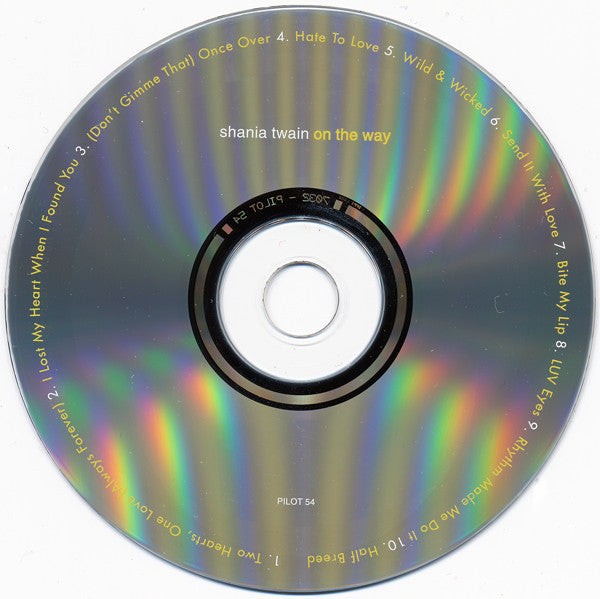 Shania Twain : On The Way (The Limelight Recordings Produced By The Legendary Paul Sabu - 1989) (CD, Album)