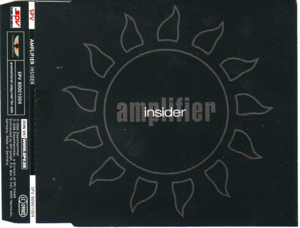 Amplifier (3) : Insider (CD, Album, Promo)