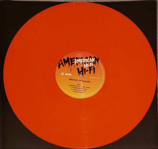 American Hi-Fi : Hearts On Parade (LP, Album, Ltd, Num, RE, Ora)