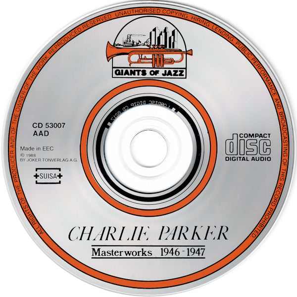 Charlie Parker : Masterworks 1946–1947 (CD, Comp)