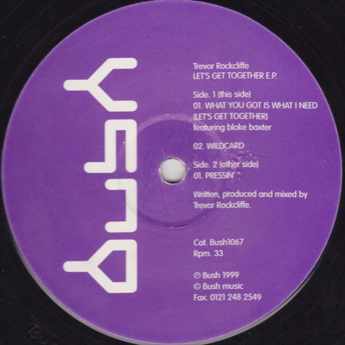 Trevor Rockcliffe : Let's Get Together E.P. (12", EP)