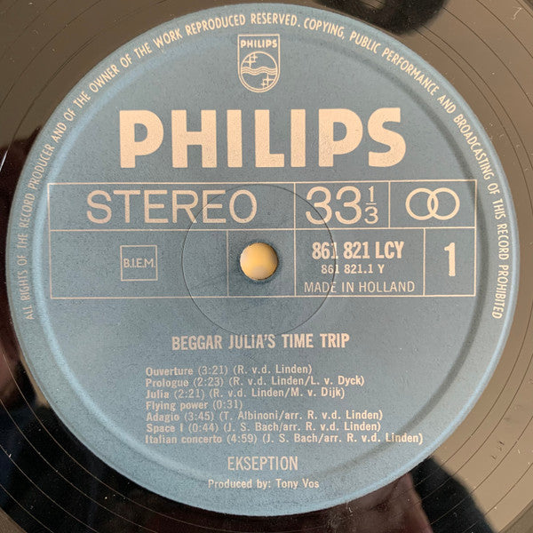 Ekseption : Beggar Julia's Time Trip (LP, Album, Gat)