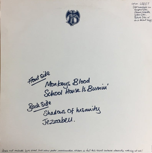 Tokyo Blade : The Cave Sessions (Official Bootleg) (12")