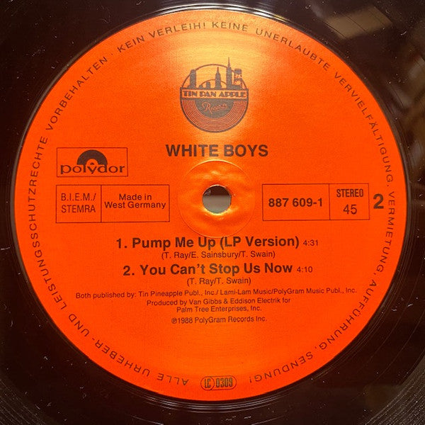 White Boys : This Is Hardcore, Is It Not? (12")
