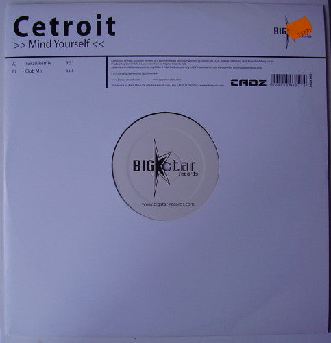 Cetroit : Mind Yourself (12")