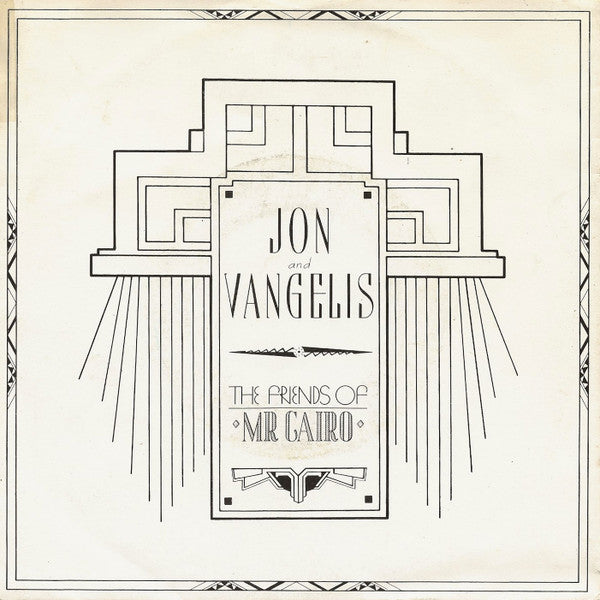 Jon & Vangelis : The Friends Of Mr. Cairo (7", Single)