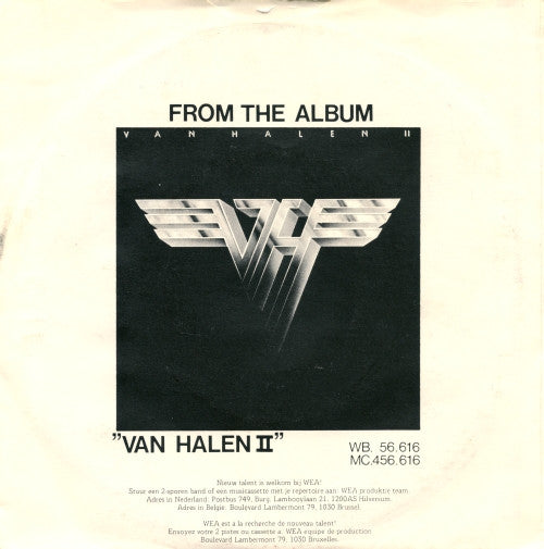 Van Halen : Dance The Night Away (7", Single)