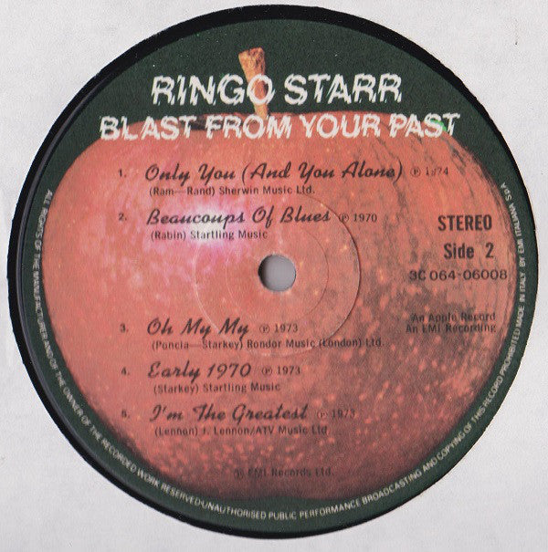 Ringo Starr : Blast From Your Past (LP, Comp)