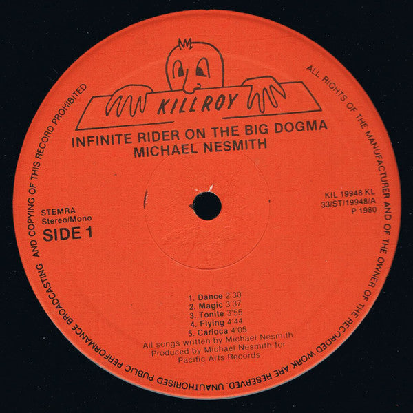 Michael Nesmith : Infinite Rider On The Big Dogma (LP, Album)