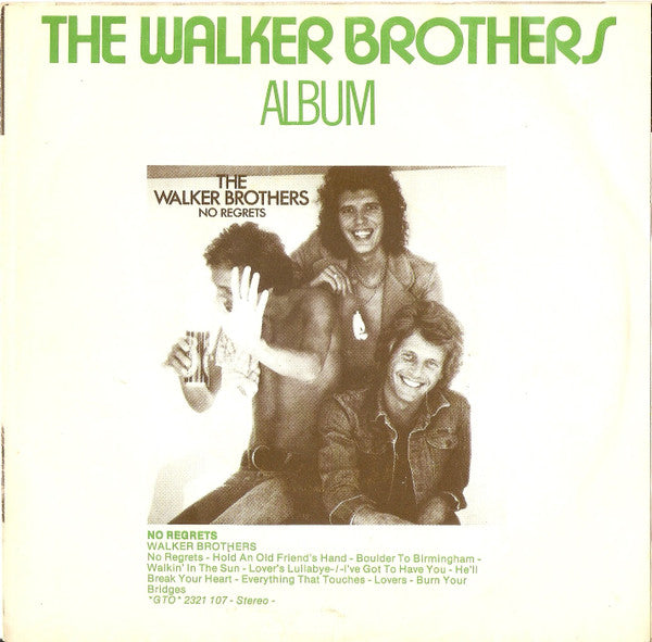 The Walker Brothers : No Regrets (7", Single)