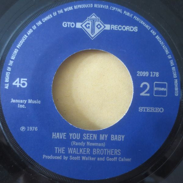 The Walker Brothers : We're All Alone (7")