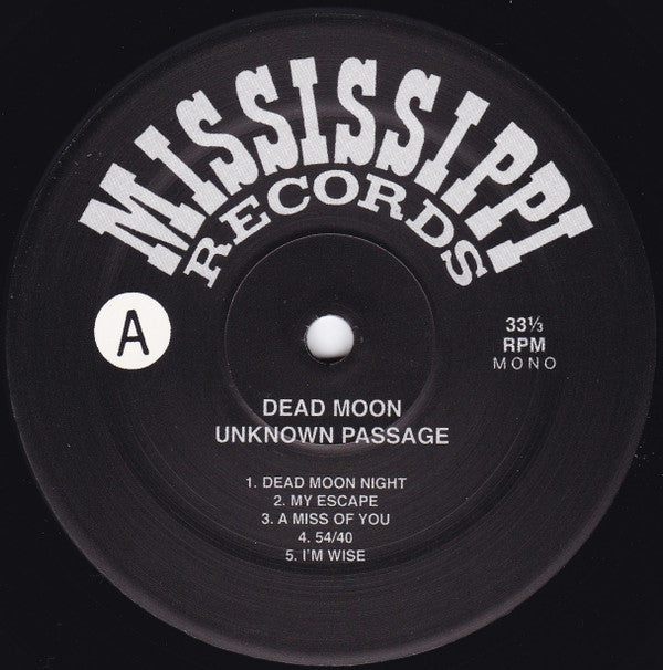 Dead Moon : Unknown Passage (LP, Album, Mono, RE, RM)