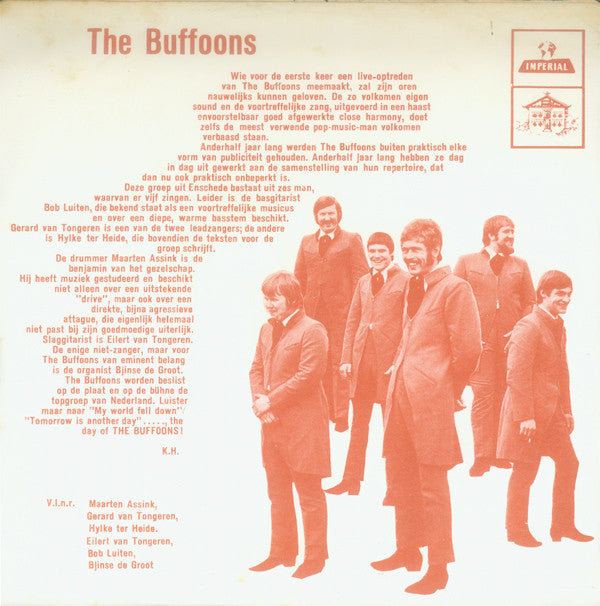 The Buffoons : My World Fell Down / Tomorrow Is Another Day (7", Single)