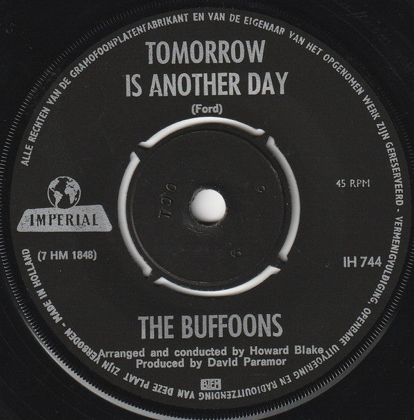 The Buffoons : My World Fell Down / Tomorrow Is Another Day (7", Single)