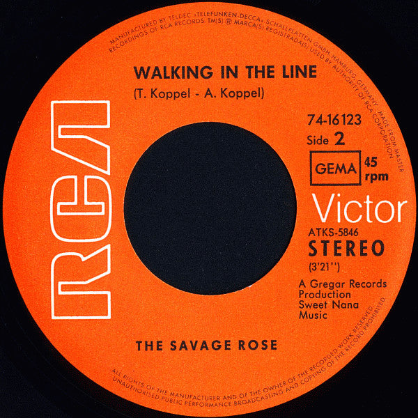 Savage Rose : Revival Day (7", Single)