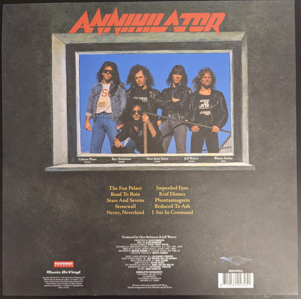 Annihilator (2) : Never, Neverland (LP, Album, RE)