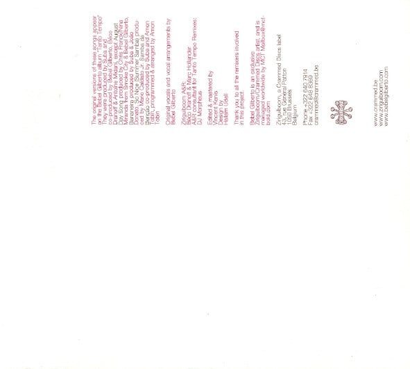 Bebel Gilberto : Tanto Tempo Remixes (CD, Album, Dig)