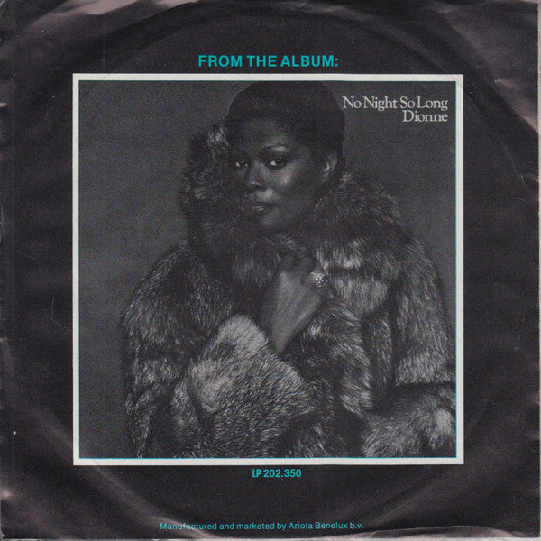 Dionne Warwick : No Night So Long (7")