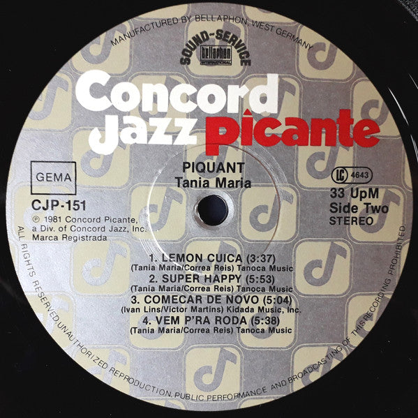 Tania Maria : Piquant (LP, Album)