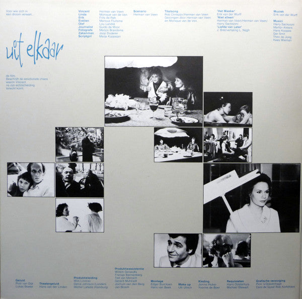 Herman van Veen, Erik van der Wurff : Uit Elkaar (LP, Album)