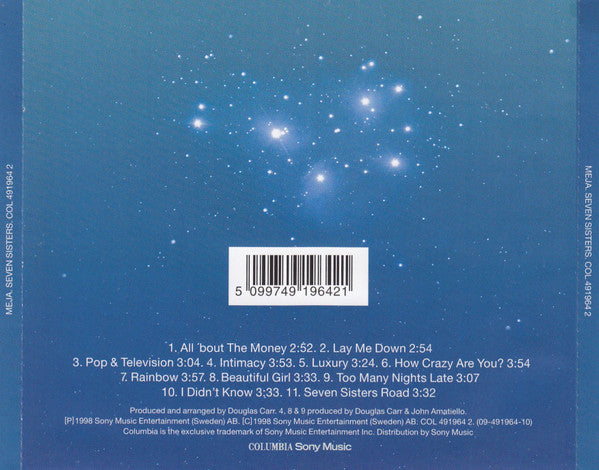 Meja : Seven Sisters (CD, Album, RE)