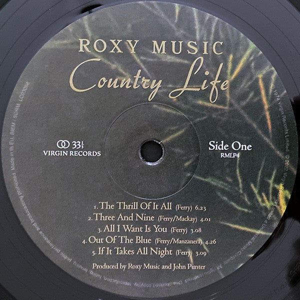 Roxy Music : Country Life (LP, Album, RE, RM, Hal)