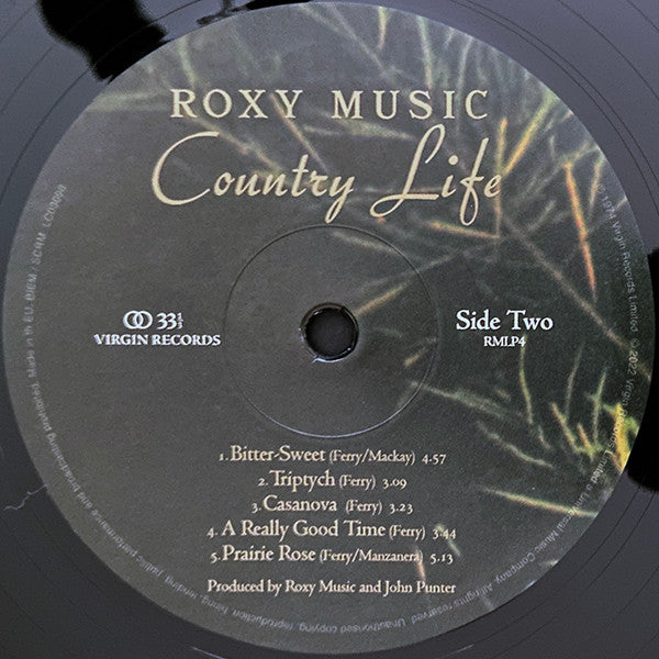 Roxy Music : Country Life (LP, Album, RE, RM, Hal)