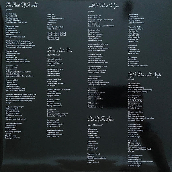 Roxy Music : Country Life (LP, Album, RE, RM, Hal)