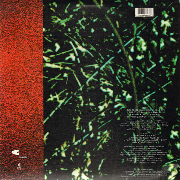 The Associates : Fire To Ice (12", Single)