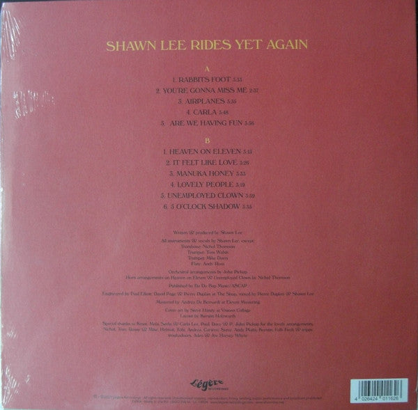 Shawn Lee : Rides Yet Again (LP, Album, Yel)