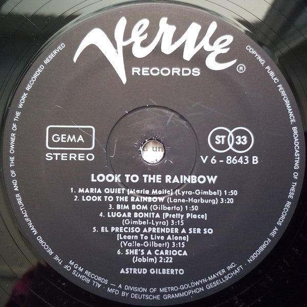 Astrud Gilberto : Look To The Rainbow (LP, Album)