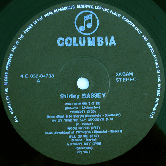 Shirley Bassey : Shirley Bassey (LP, Comp, RE, 12 )