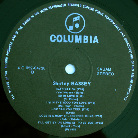 Shirley Bassey : Shirley Bassey (LP, Comp, RE, 12 )