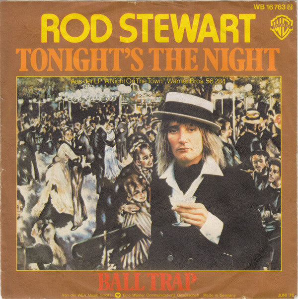 Rod Stewart : Tonight's The Night (7", Single)