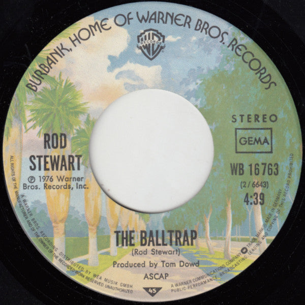 Rod Stewart : Tonight's The Night (7", Single)