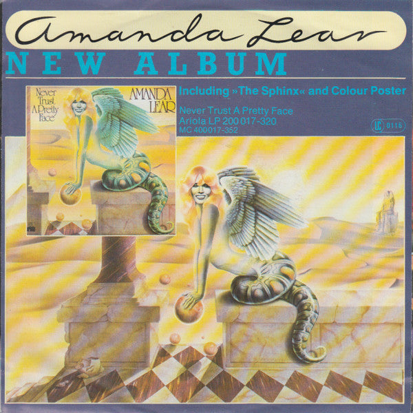 Amanda Lear : Fashion Pack (Studio 54) / Black Holes (7", Single)