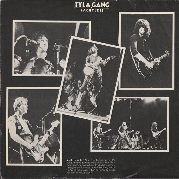 Tyla Gang : Yachtless (LP, Album)