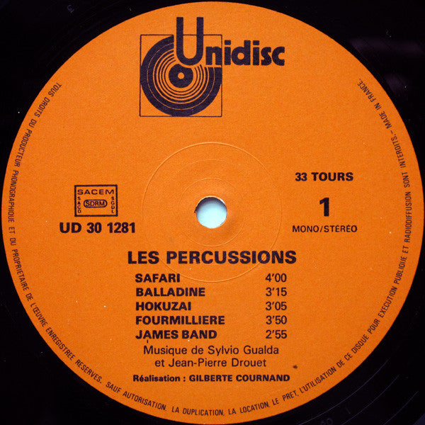 Sylvio Gualda / Jean-Pierre Drouet : Pour La Danse - Les Percussions De Sylvio Gualda Et Jean-Pierre Drouet (LP, Album)