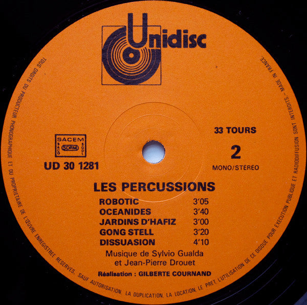 Sylvio Gualda / Jean-Pierre Drouet : Pour La Danse - Les Percussions De Sylvio Gualda Et Jean-Pierre Drouet (LP, Album)