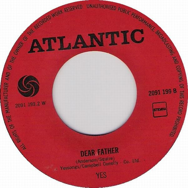 Yes : Something Is Coming / Dear Father (7", Single)