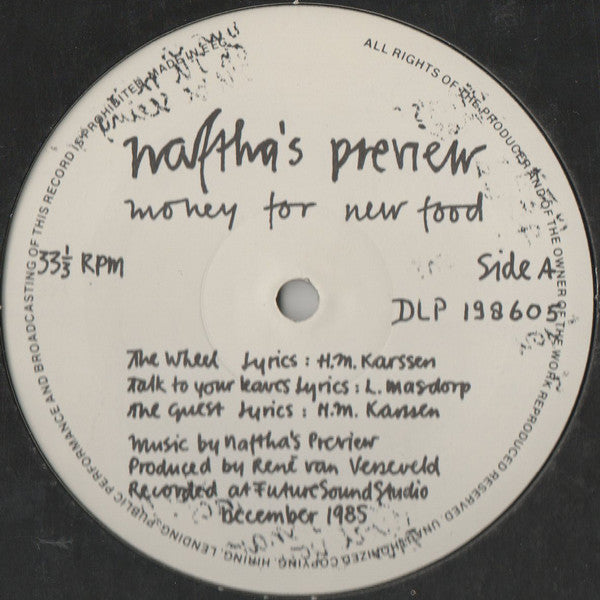 Naftha's Preview : Money For New Food (12", MiniAlbum)