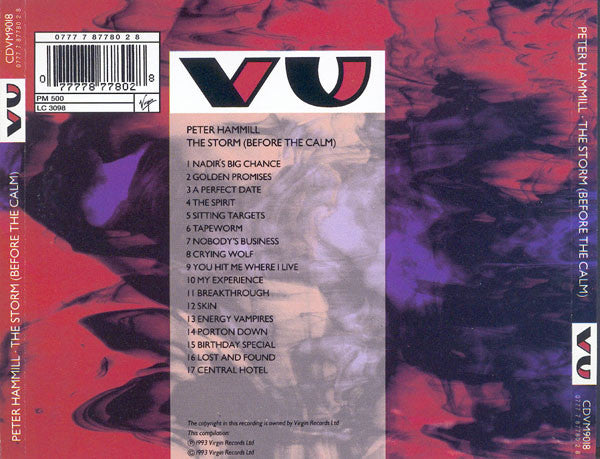 Peter Hammill : The Storm (Before The Calm) (CD, Album, Comp)